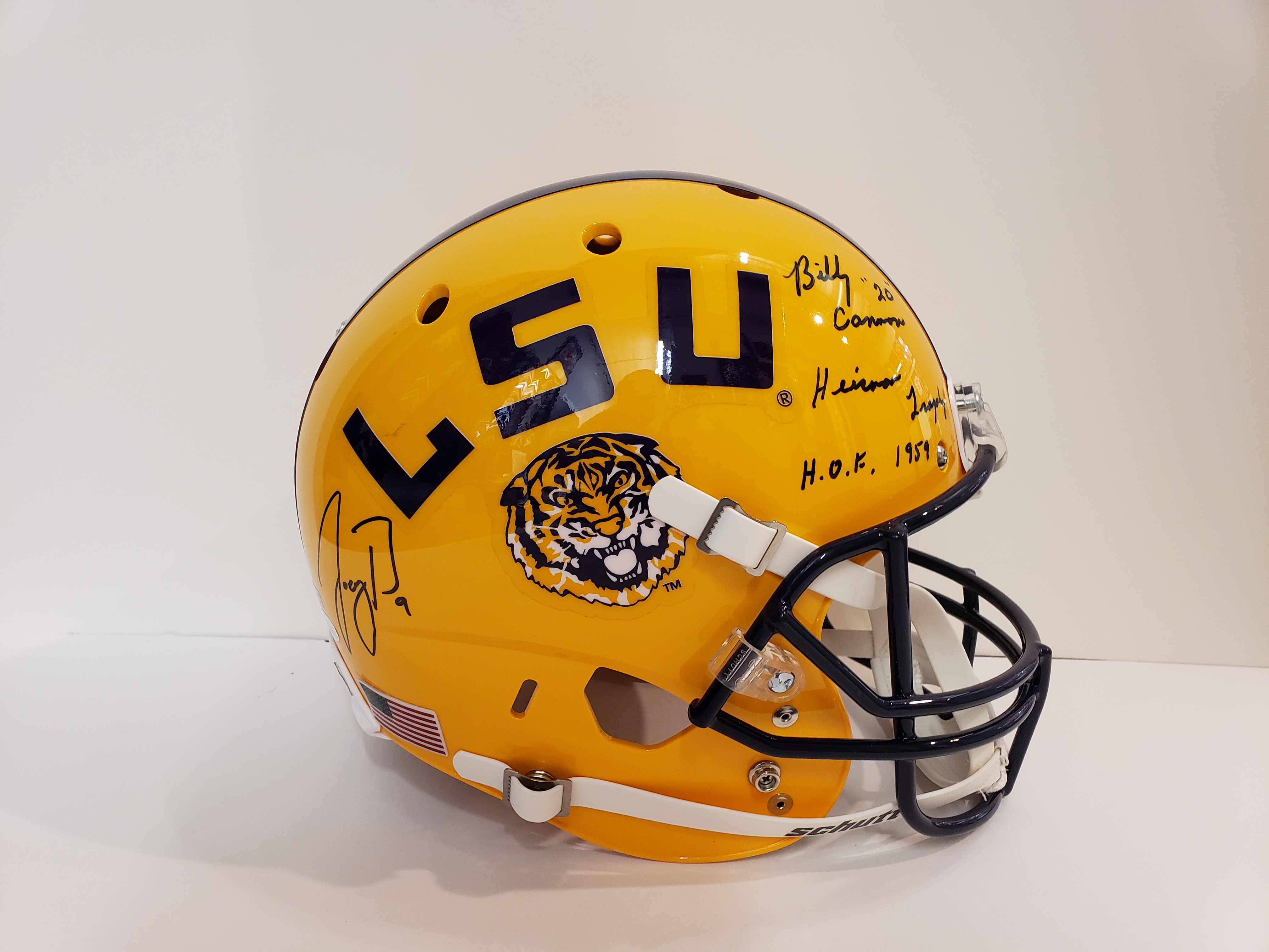 Billy cannon signed hot sale helmet